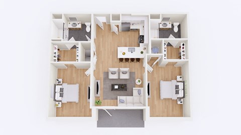 2 bedroom apartment in Rocky River